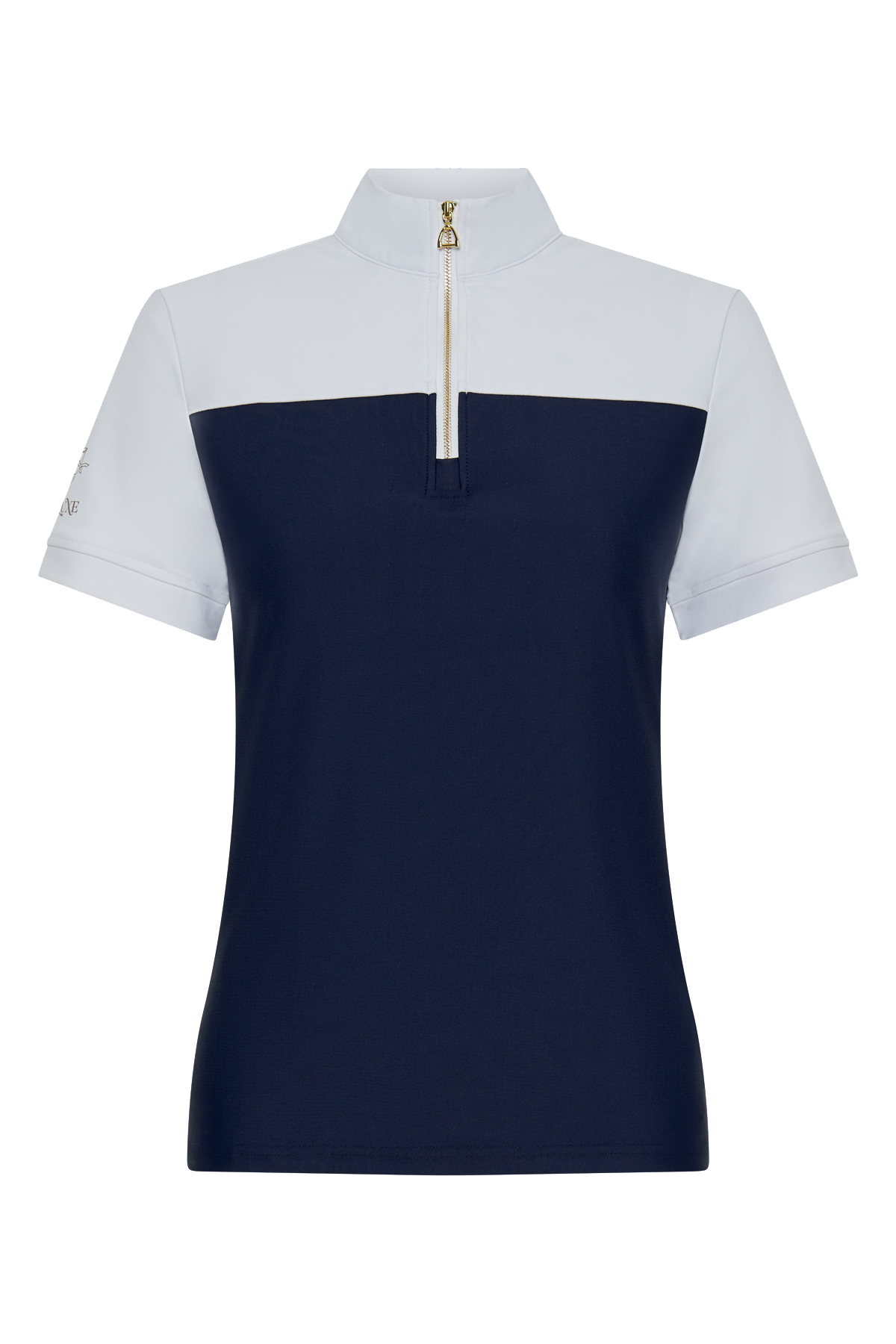 EQuest Turnierschabracke Cotton Quattro, weiß-grün EQuest Turnierschabracke Cotton Quattro, weiß-grün