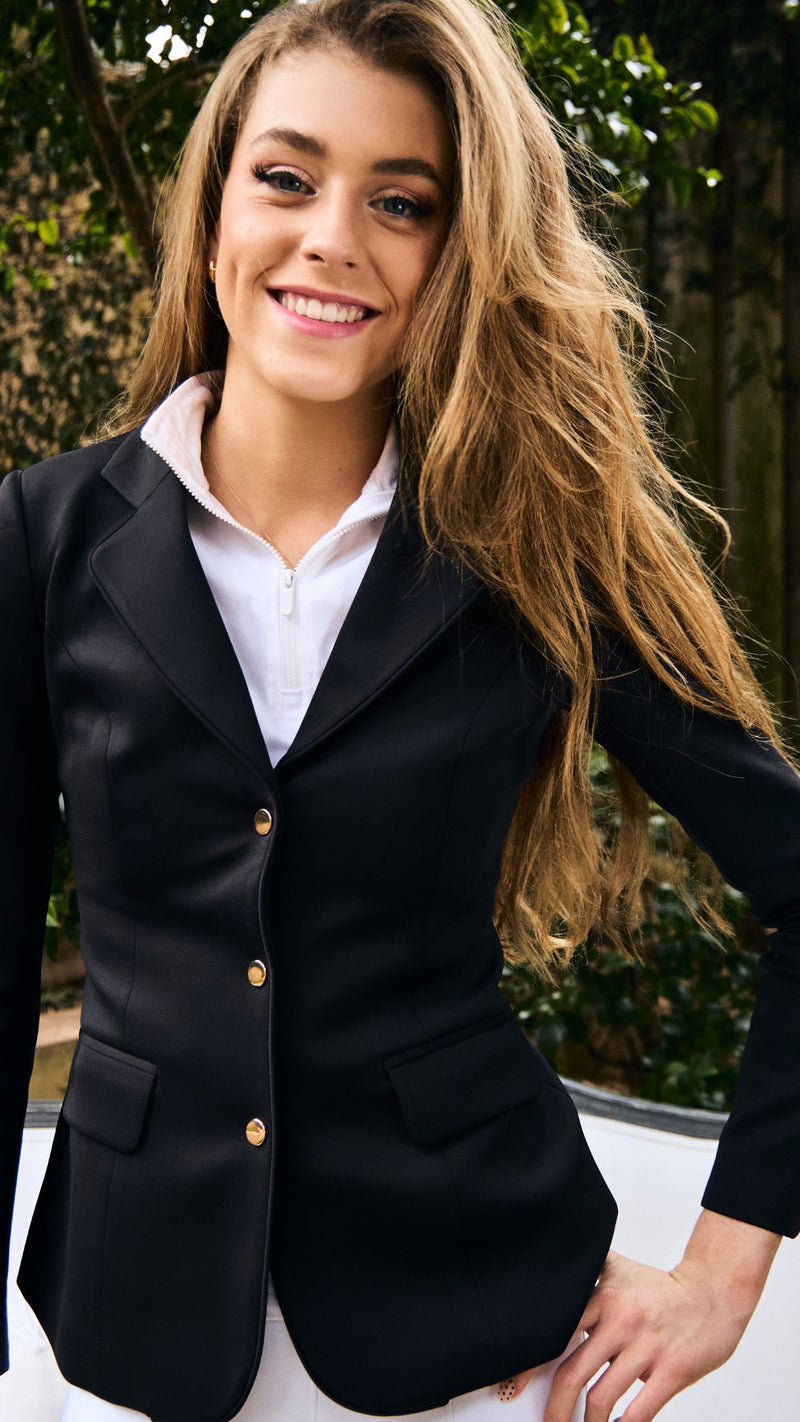 Equestrian Competition Jacket- Black