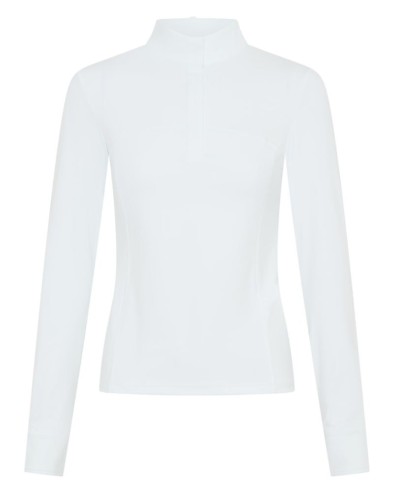 Technical Equestrian Show Shirt - White