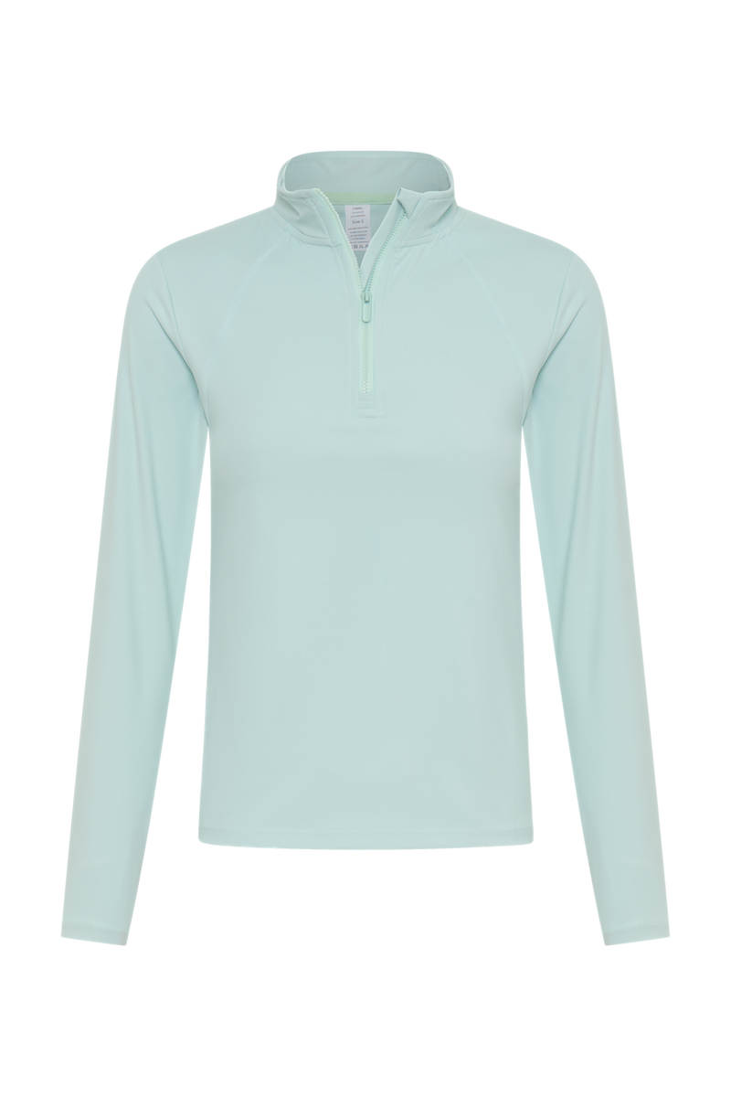 Equestrian Long Sleeve Sports Top -  Mint