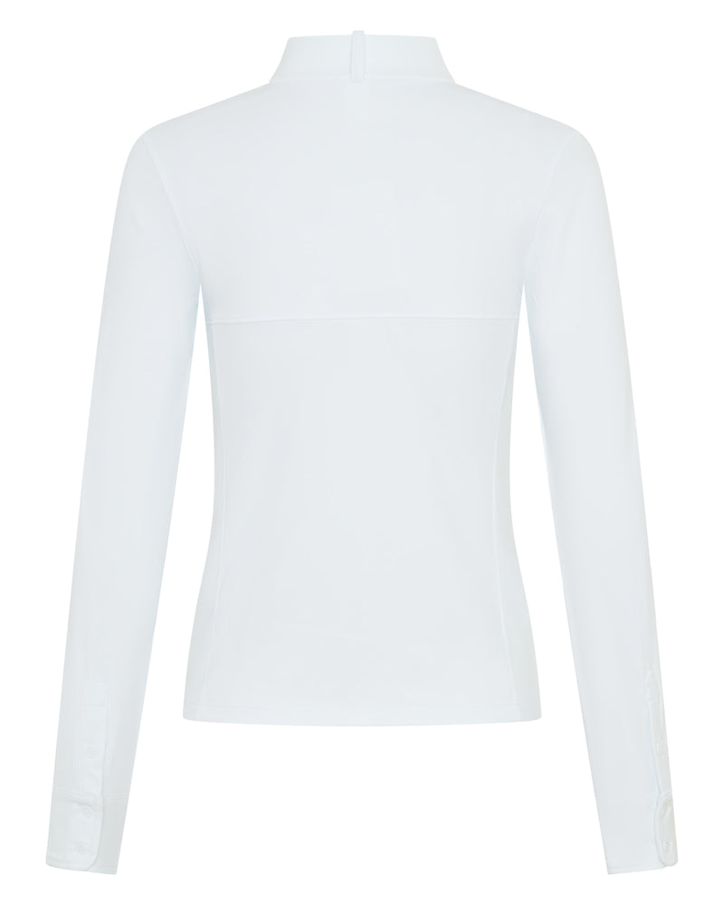 Technical Equestrian Show Shirt - White