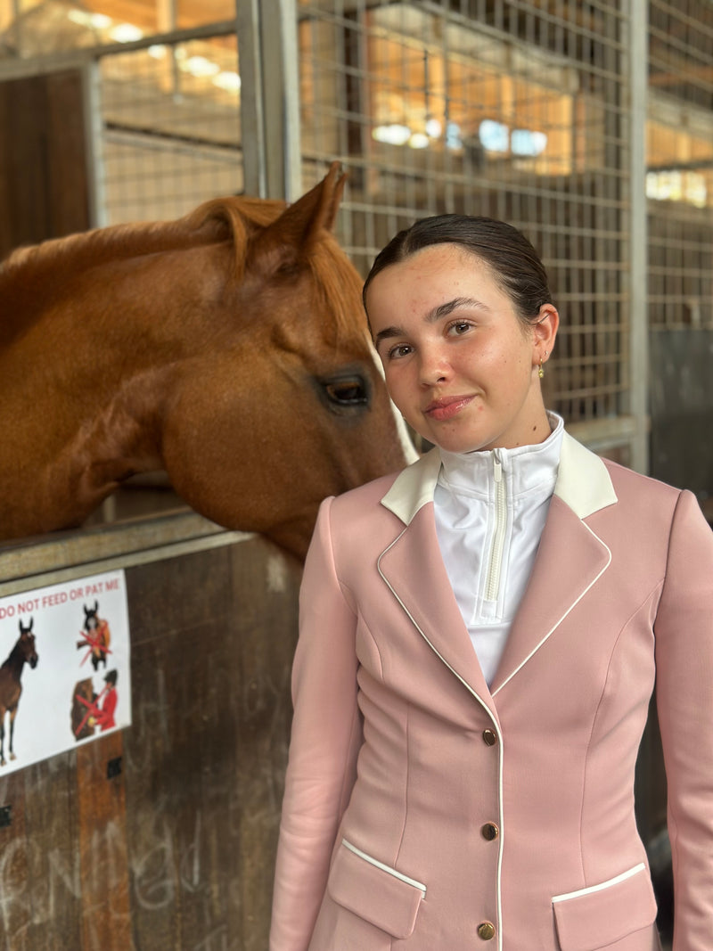 Kids Equestrian Competition Jacket - Pink