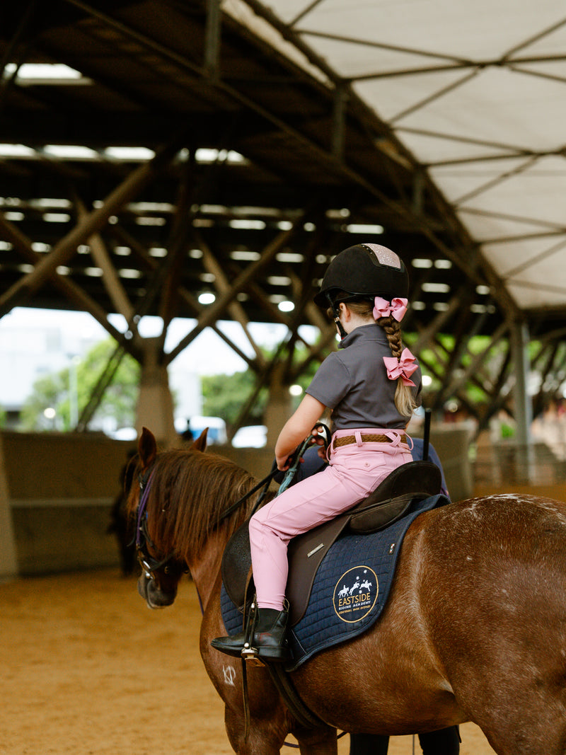 Kids Equestrian Technical Leggings - Pink