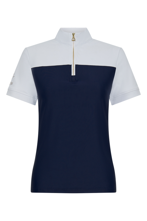 Equestrian Competition Baselayer - White & Navy