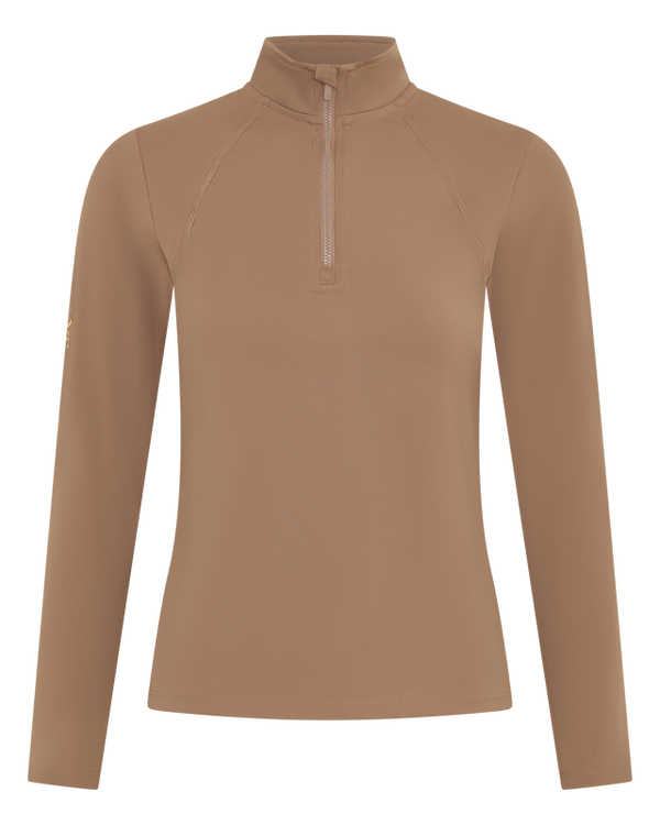 Long Sleeve All Sports Top -  Camel