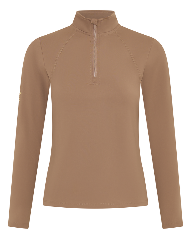 Long Sleeve All Sports Top -  Camel