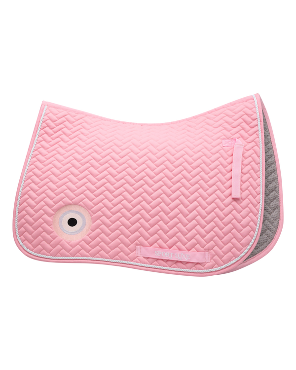 Evil Eye Saddle Pad Pink