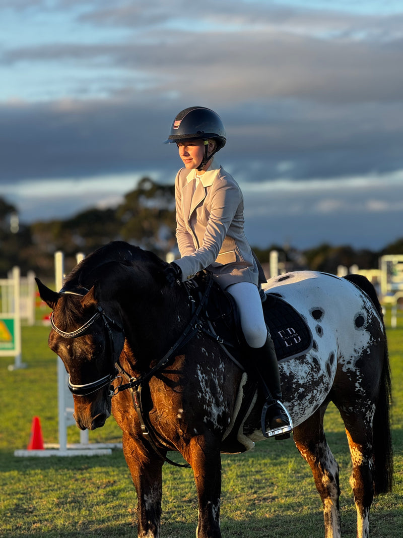 Kids Equestrian Competition Jacket Light Grey – Sport Luxe