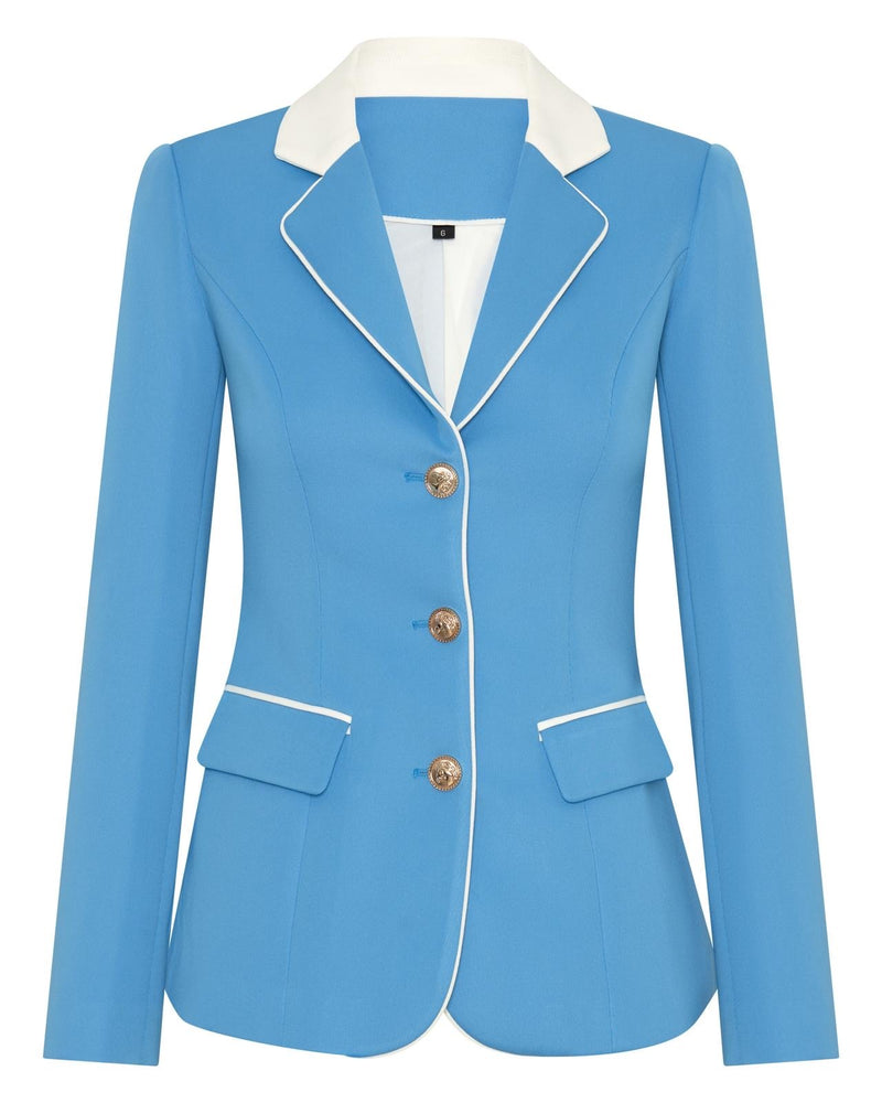 Kids Equestrian Competition Jacket - Celestial Blue