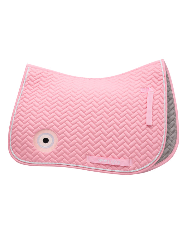 Evil Eye Saddle Pad Pink