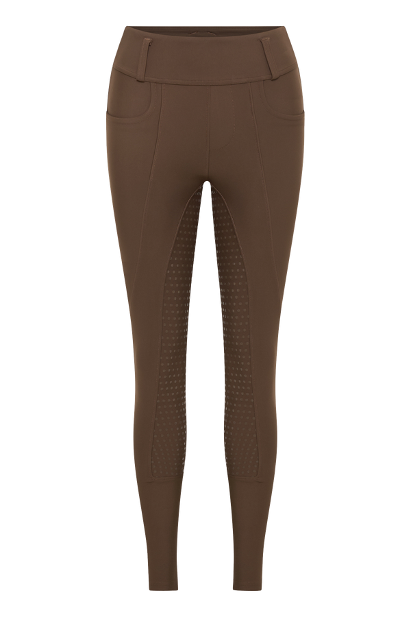 Technical Equestrian Leggings - Brown