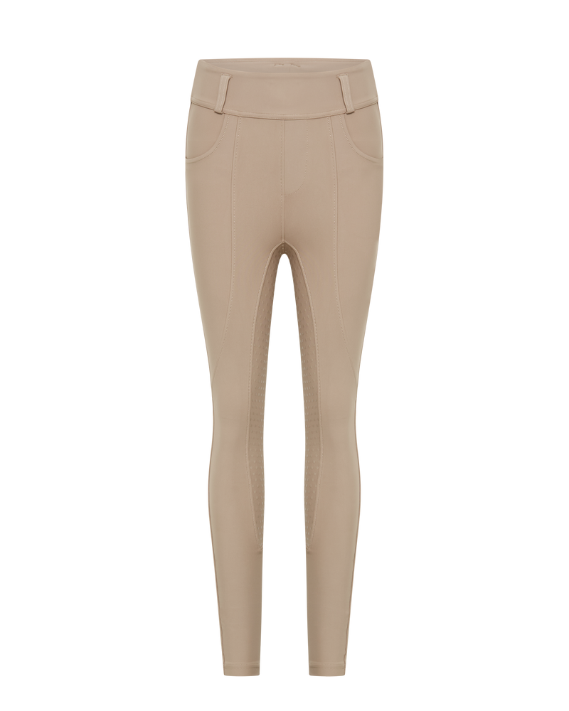 Technical Equestrian Leggings - Natural