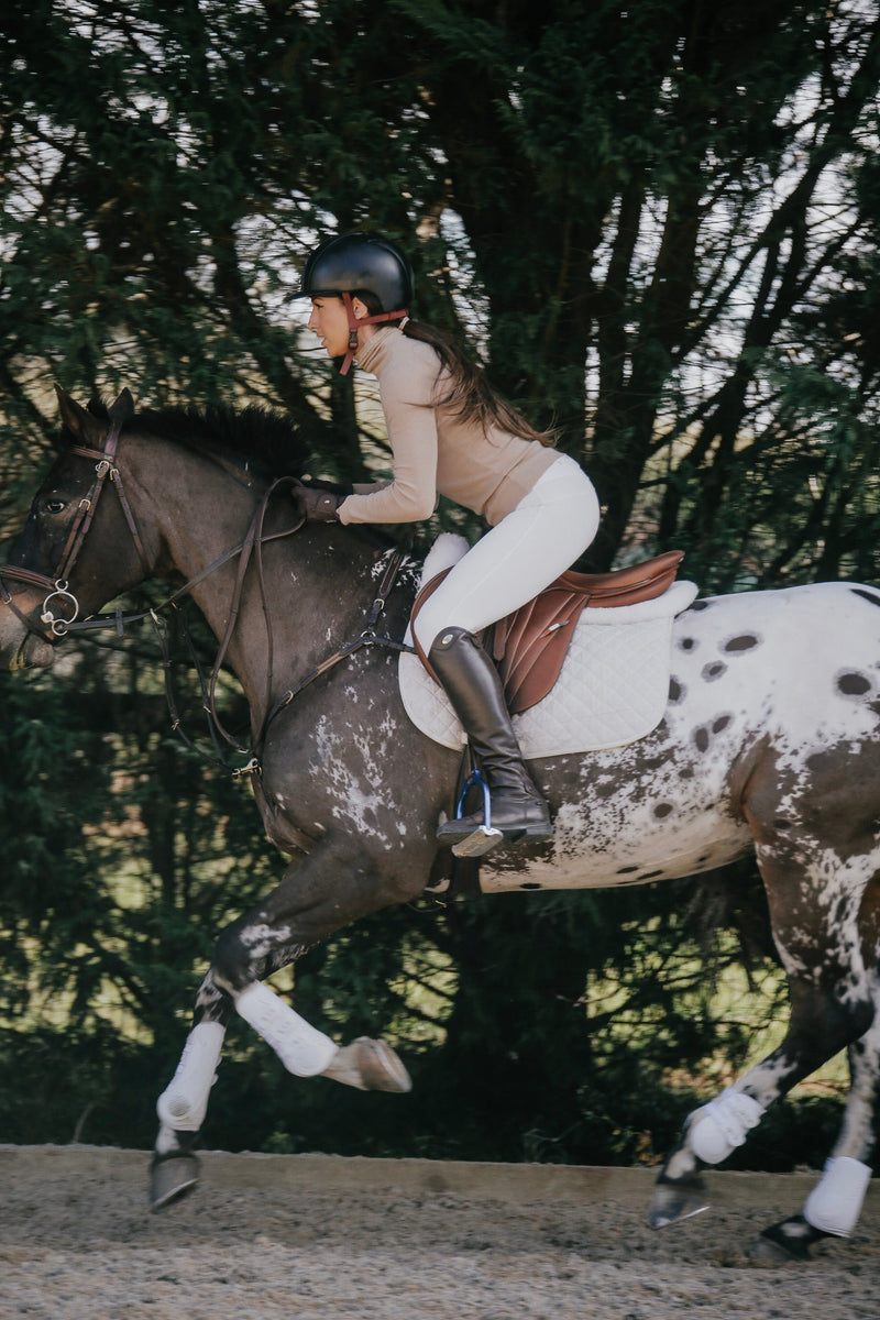 Technical Equestrian Leggings - White