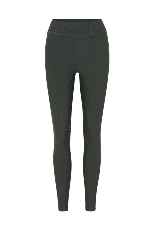 Technical Equestrian Leggings - Khaki