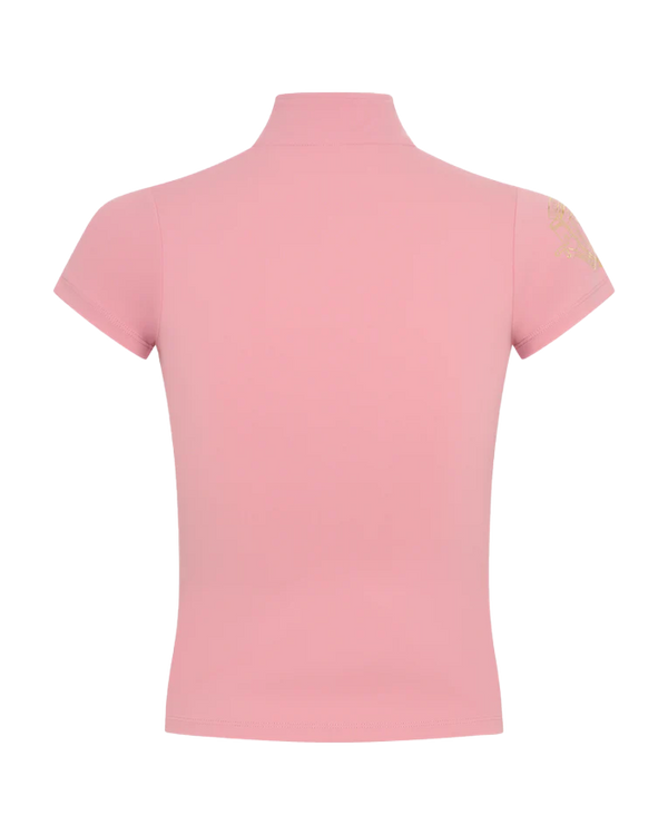 Kids- Short Sleeve Equestrian Baselayer - Pink