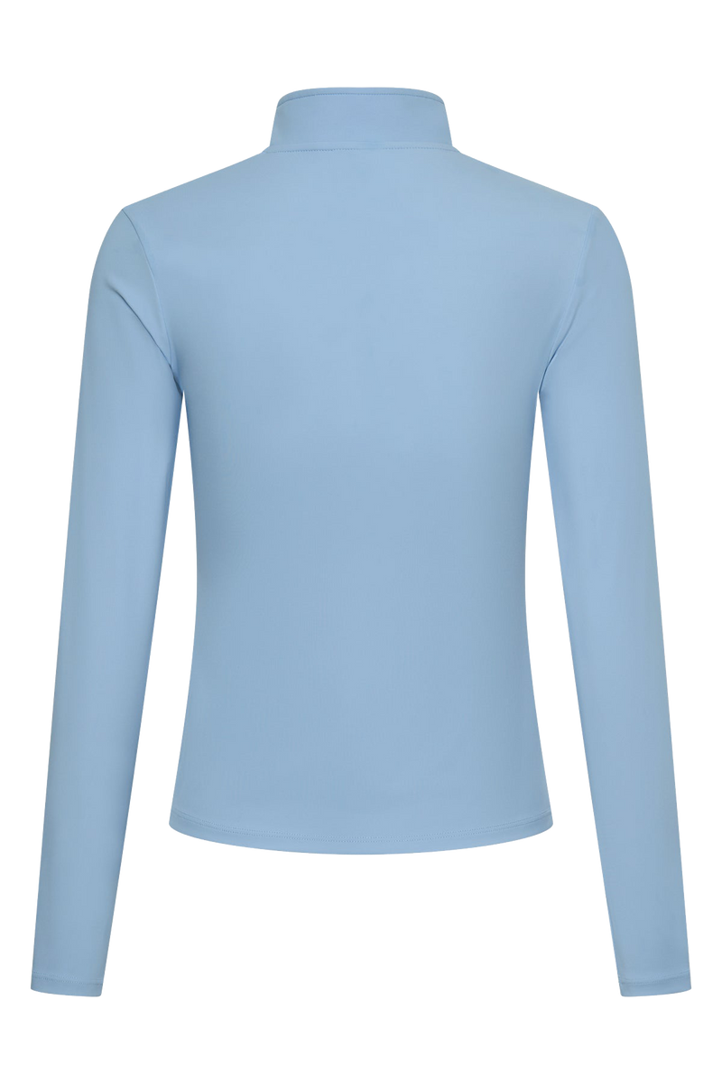 Equestrian Long Sleeve Sports Top -  Sky Blue