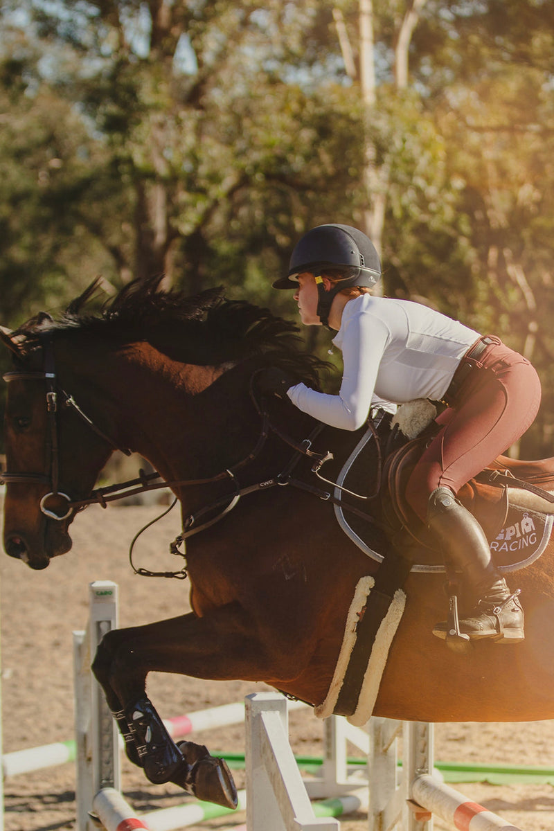 Technical Equestrian Baselayer - White