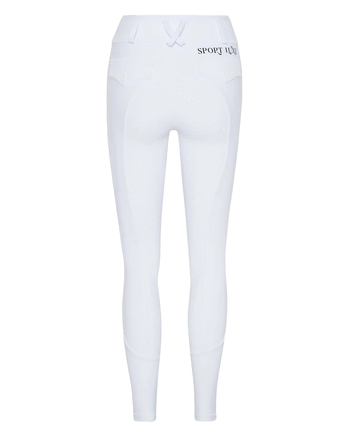 Technical Equestrian Leggings - White